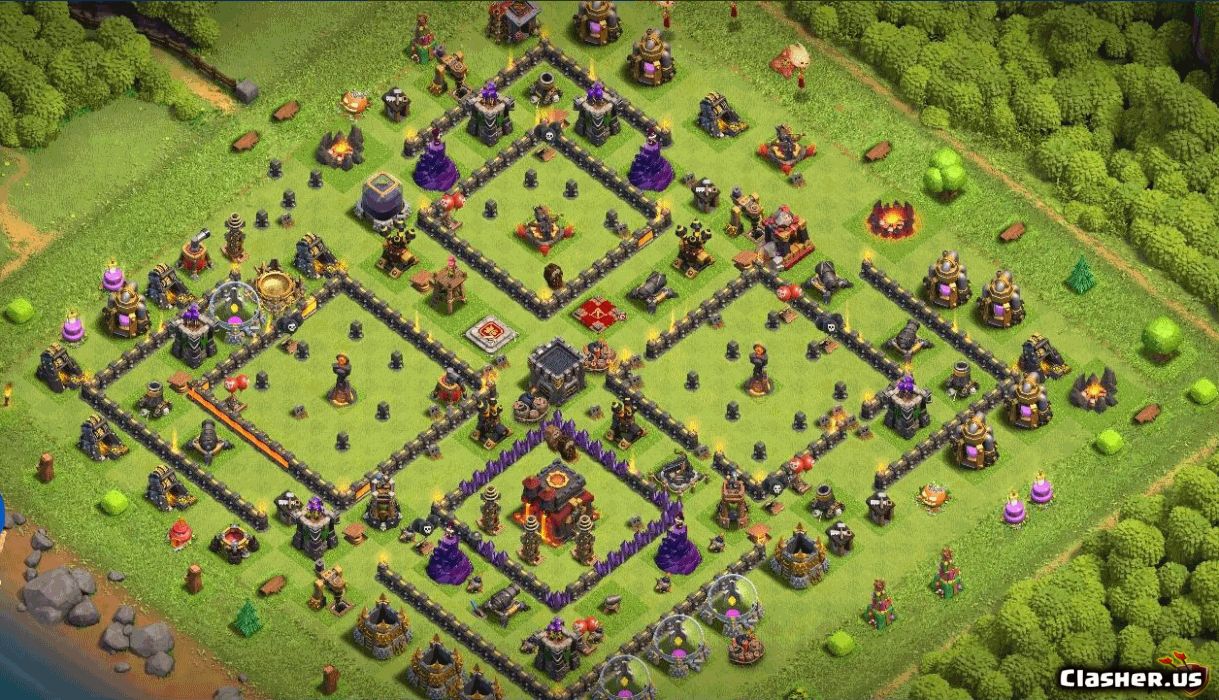 Town Hall 10 Base #0624787b-fe3f-4b6a-9072-fe820526f325