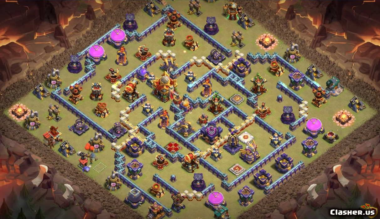 Town Hall 16 Base #23d9c237-d7b0-401c-9699-84bd5f1af687
