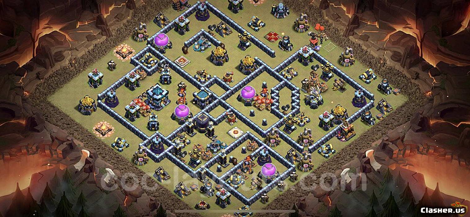 Town Hall 13 Base #339ca117-3825-4eae-870c-122f485fc9c6