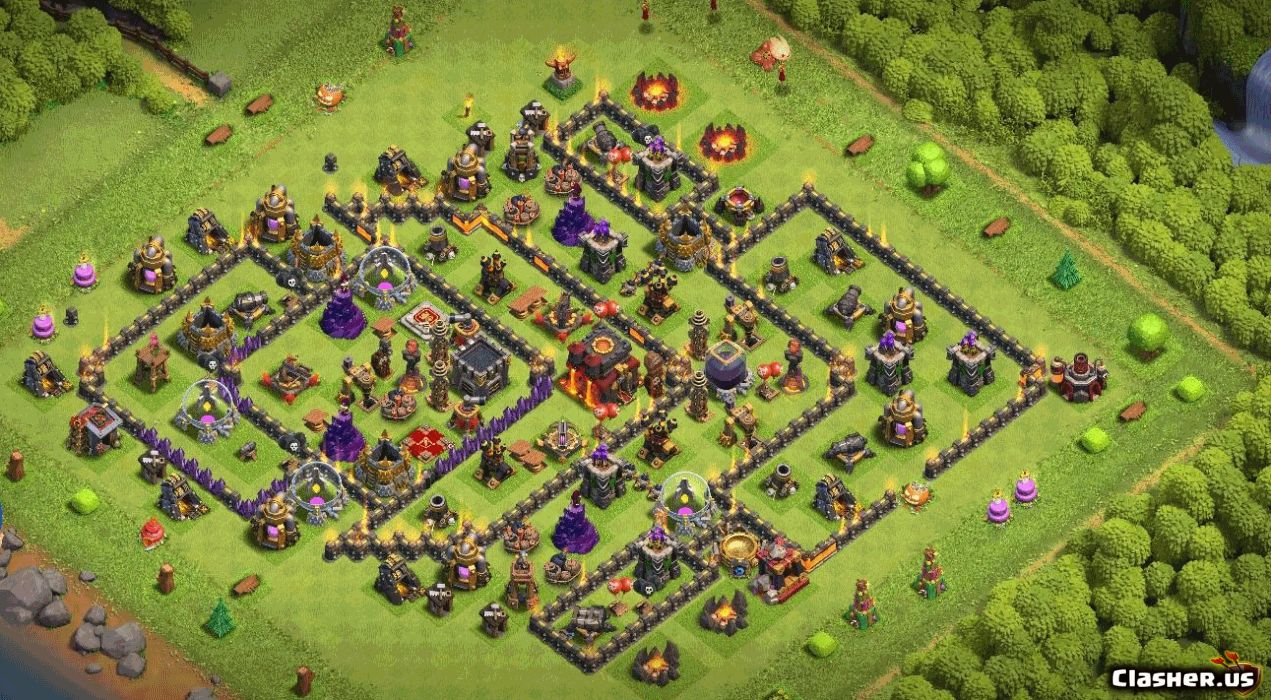 Town Hall 10 Base #340e66a0-cedf-470c-af9c-389581466317