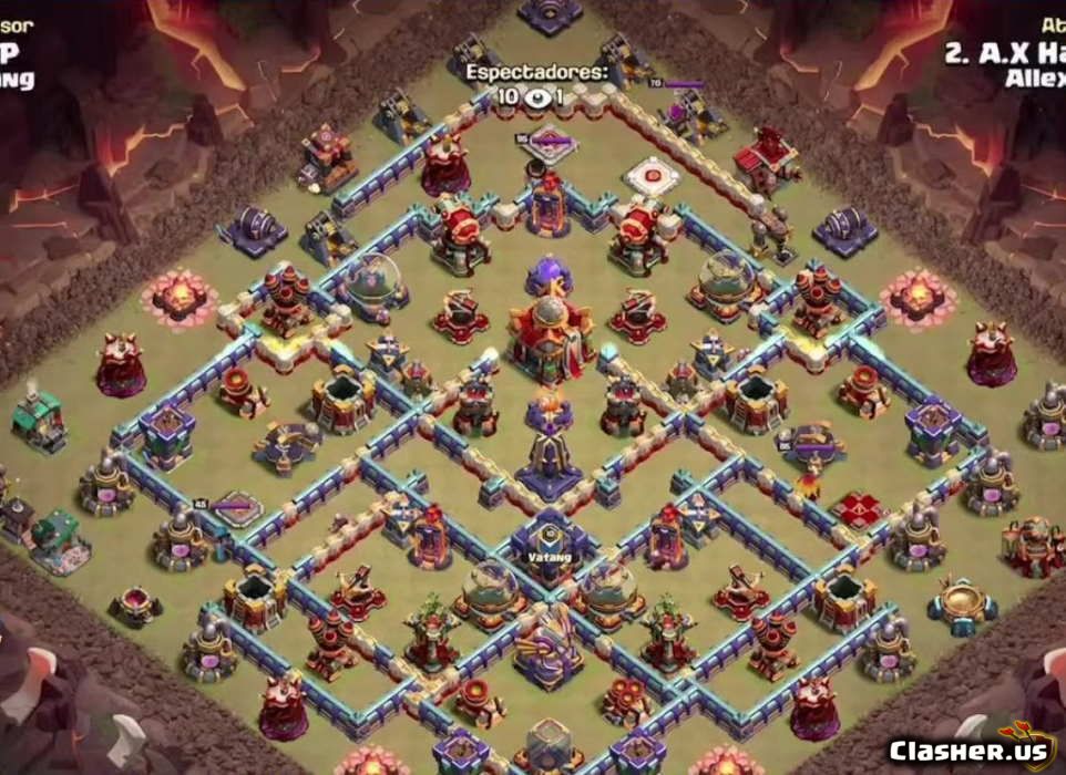 Town Hall 16 Base #37b84446-5450-4c2a-9396-e15708de5e4a