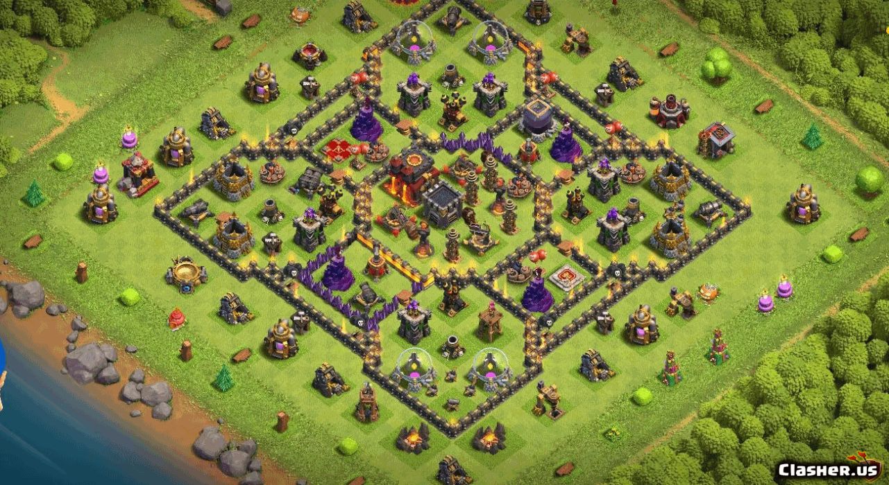 Town Hall 10 Base #3cb2e746-670d-48d1-8f98-4f981e3379b1