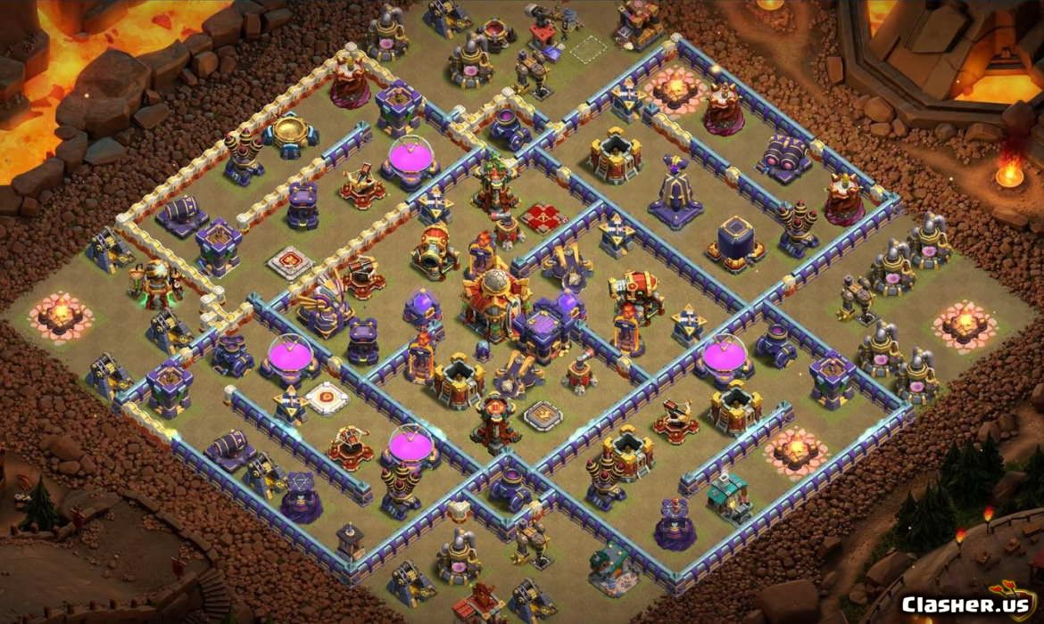 Town Hall 16 Base #4af53840-e56c-4675-a24d-dd787f8dfcaa