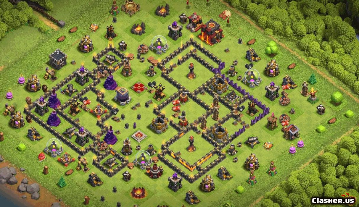 Town Hall 10 Base #5794edee-2601-4ab2-86d0-d88b465d8600