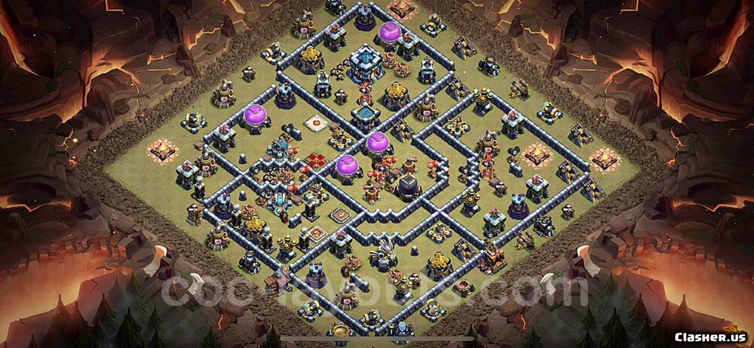 Town Hall 13 Base #62a9f4ef-6c3f-472e-be3e-cfda9066a346
