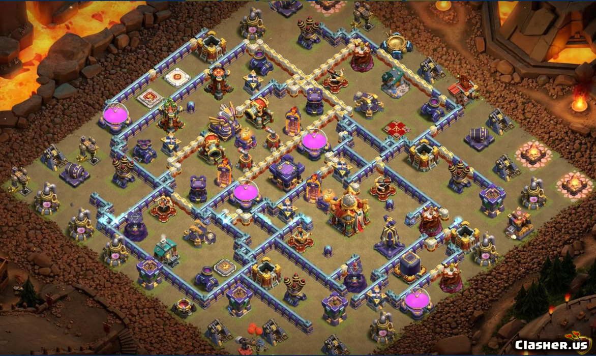 Town Hall 16 Base #630c94c5-b24d-41d3-8b51-6f419fbe803c