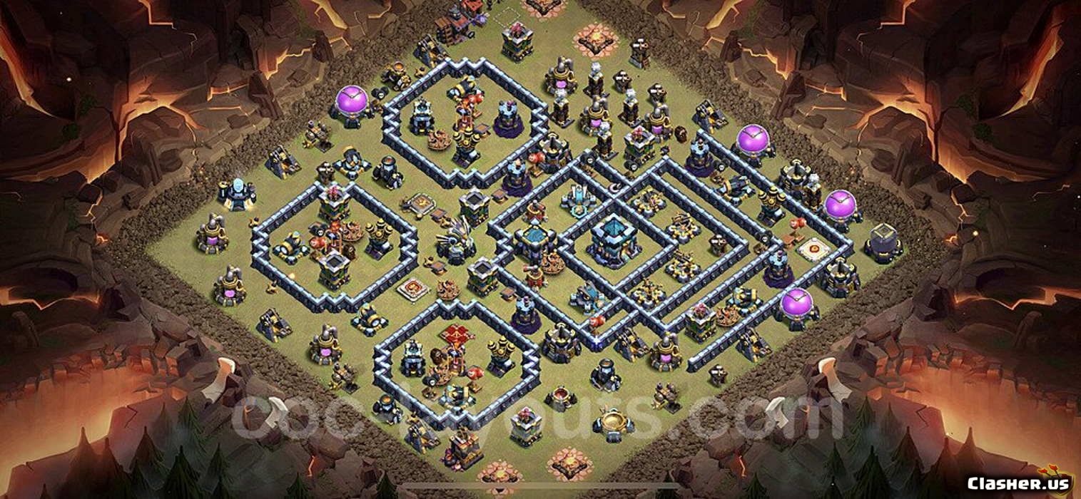 Town Hall 13 Base #6d52b32c-20fc-4550-a01c-fde22a71ca4f