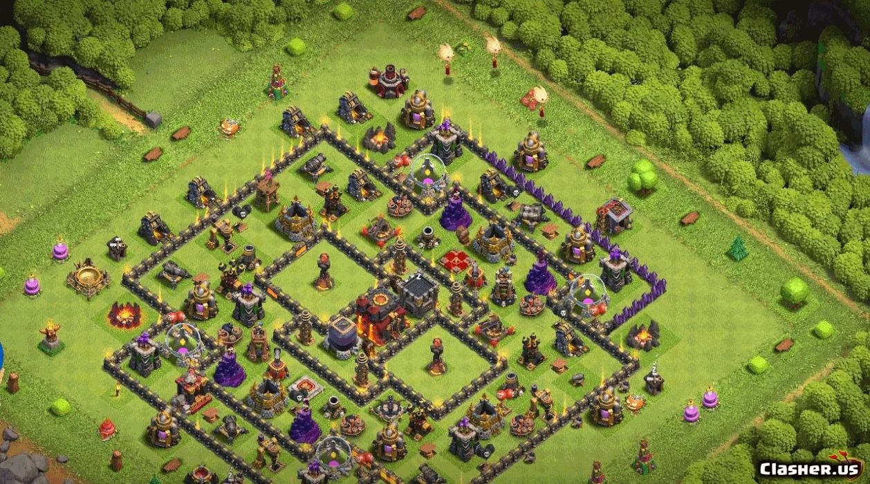 Town Hall 10 Base #7119631b-2686-4119-9dad-203abcc611be