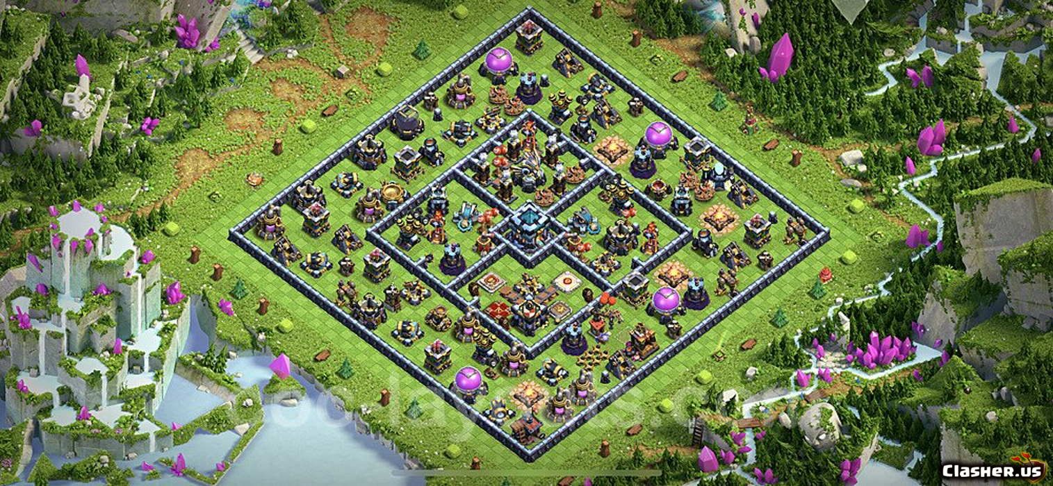 Town Hall 13 Base #7e4e1cf8-b342-4f1c-ae7b-b4324bdb2bce