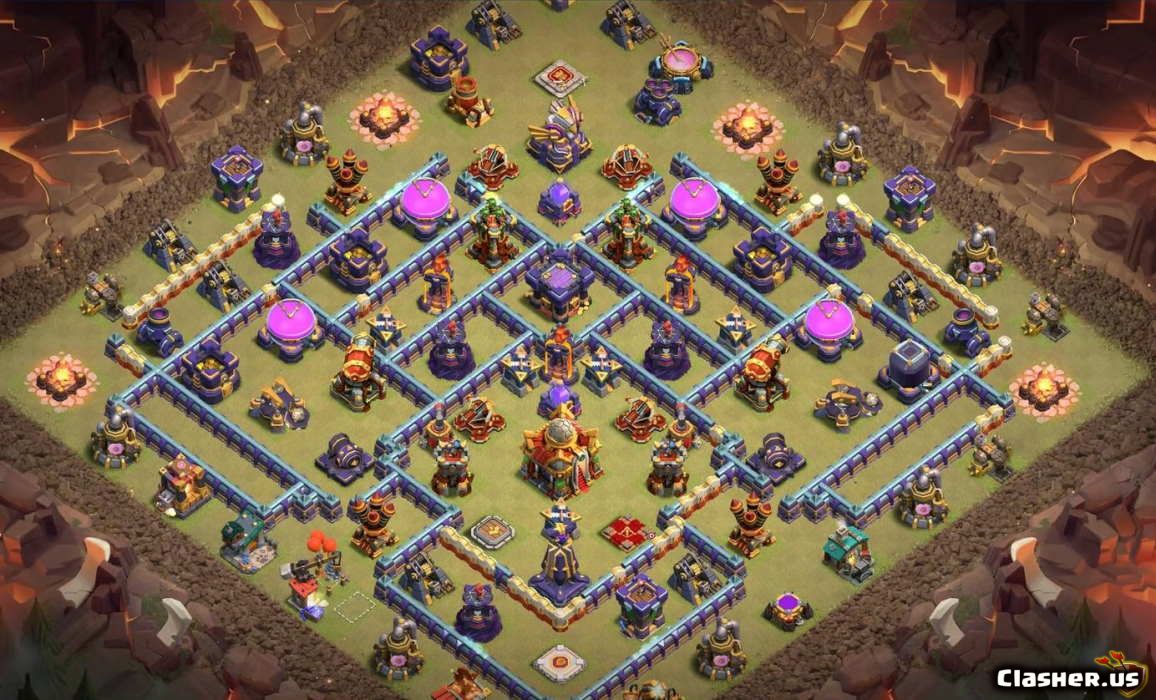 Town Hall 16 Base #9be6ea68-a7df-4d52-b3f6-325be1d607df