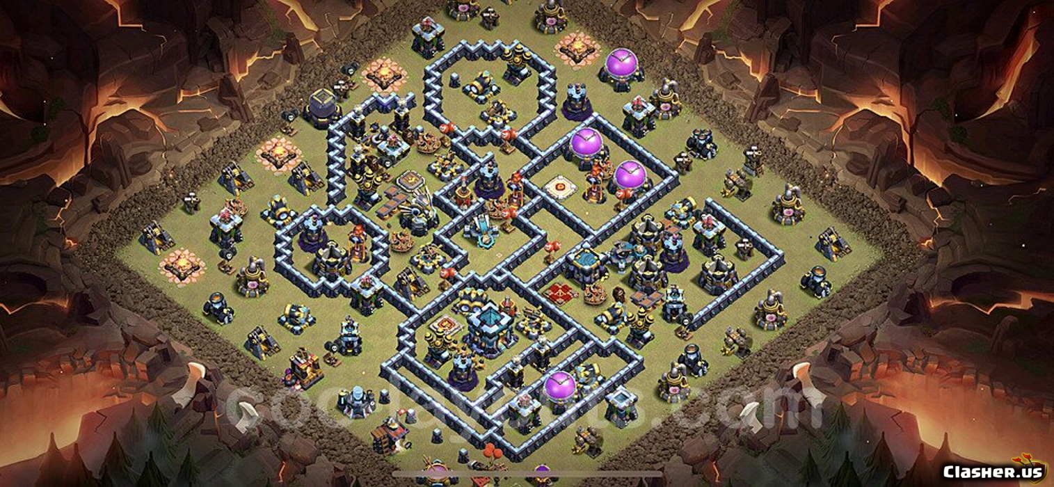 Town Hall 13 Base #9f419053-5d0e-4471-82a7-ce5ff64aeec3