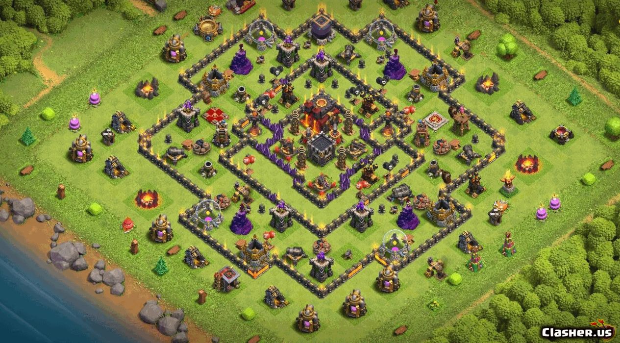 Town Hall 10 Base #ca0dea2c-5c78-4d2f-8aef-9aa8f6171a6e