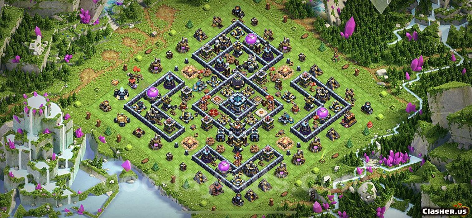 Town Hall 13 Base #cc1f7c9f-bc9a-4bf0-933b-f1ea6e90aa6d