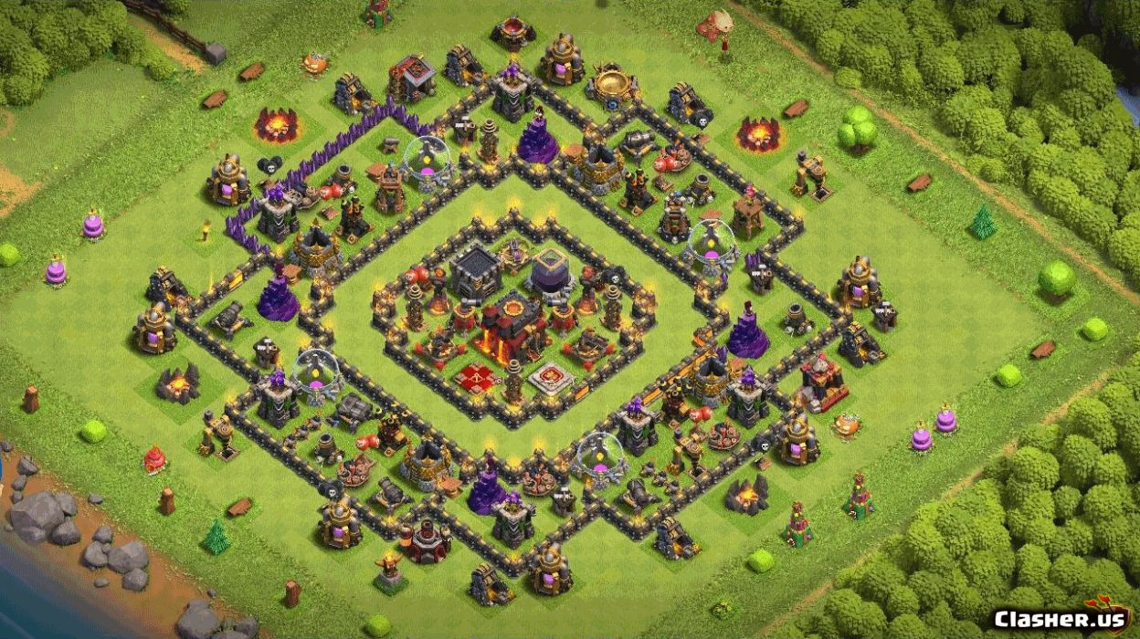 Town Hall 10 Base #da7320f3-0262-4ff2-80da-107dcb3aece4