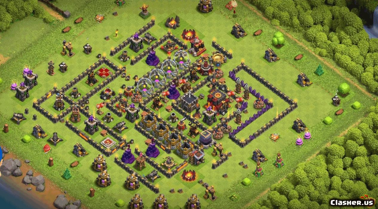 Town Hall 10 Base #dacd948a-6e4c-4b98-b7d8-79140dd770d5