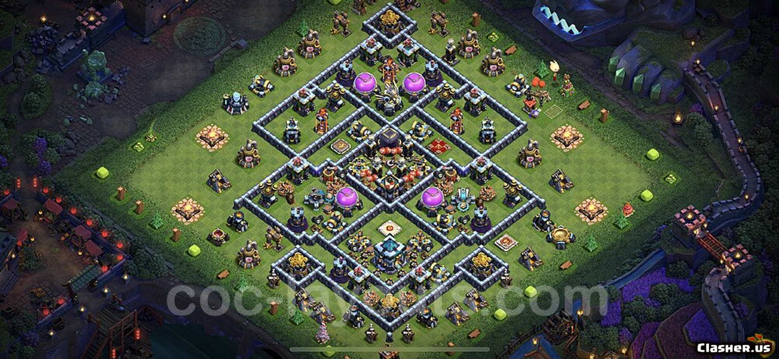 Town Hall 13 Base #df1e7860-679a-4184-94ed-d3adc2025b30