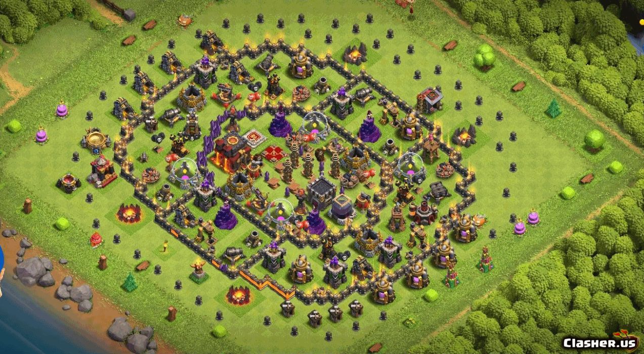 Town Hall 10 Base #e30f0b93-5672-47e4-ae6c-1798a23fef0a