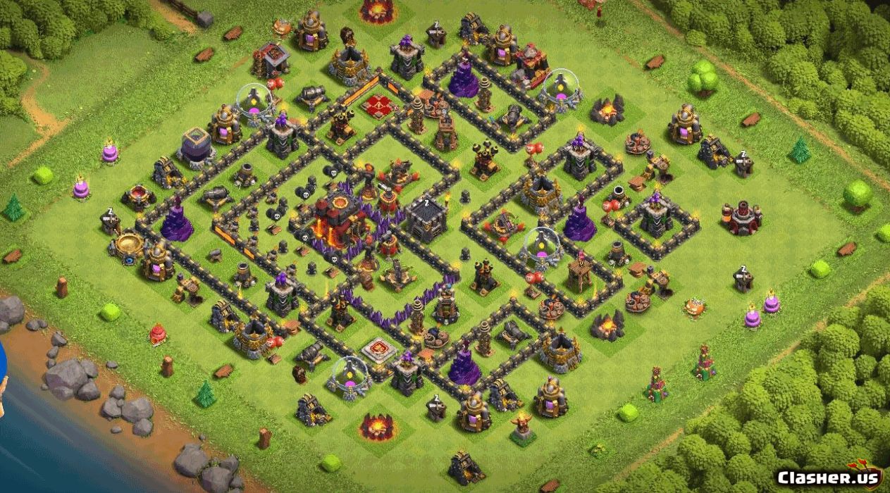 Town Hall 10 Base #ebb5d654-9fa3-4f70-93c1-b5cf4c41a749